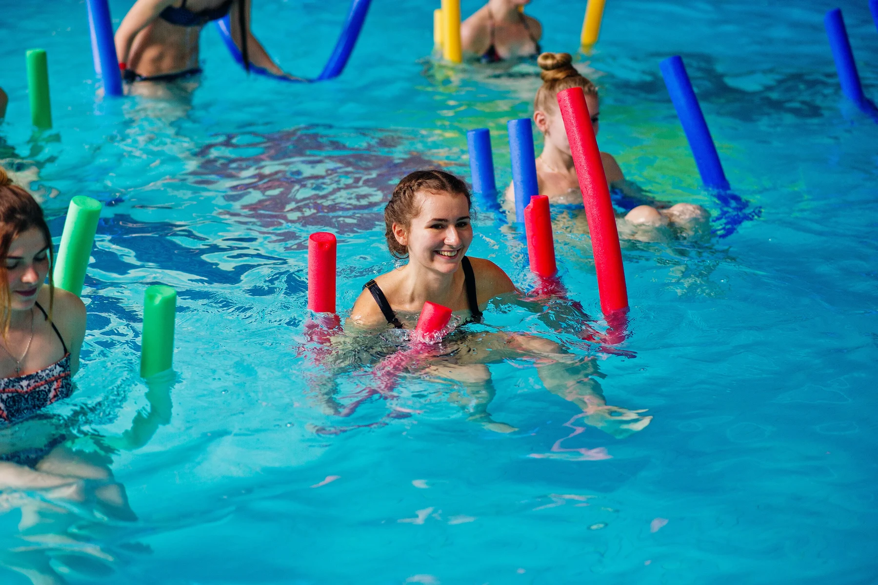 Water aerobics swimming pool Mimizan