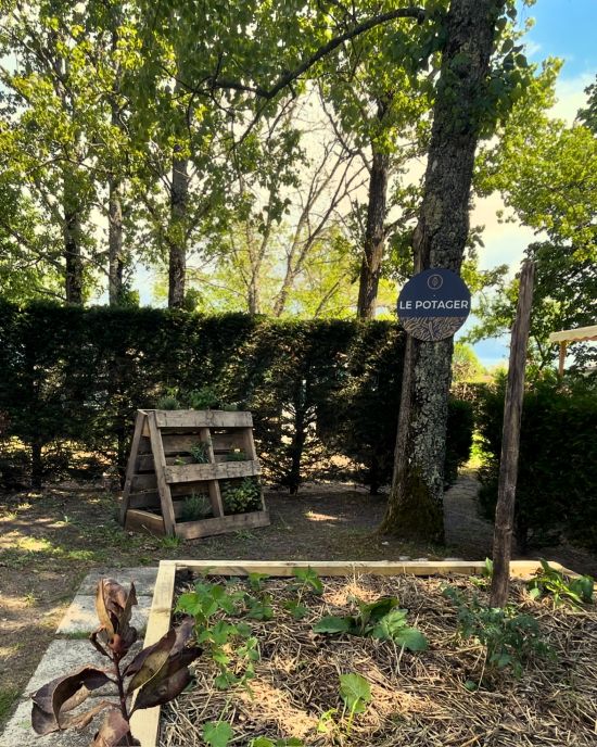 VEGETABLE GARDEN WITH HERBS AND SEASONAL PLANTING